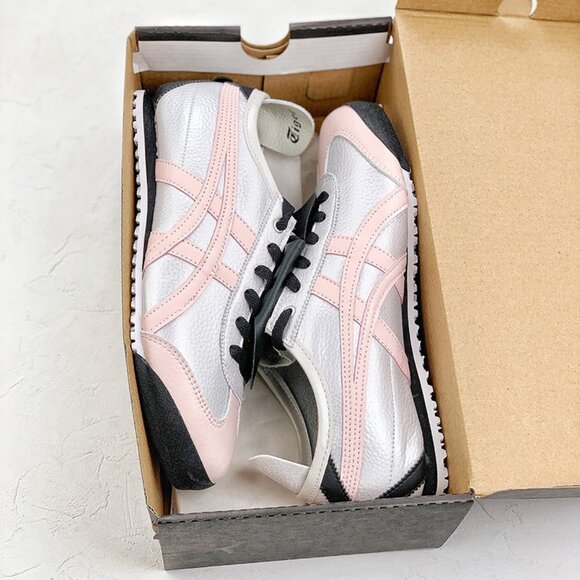 Onitsuka Tiger Pink And Silver Sneakers - Picture 9 of 9